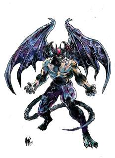 Vincenzo Riccardi - Devilman Illustration