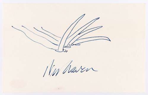 A NIGHTMARE ON ELM STREET DIRECTOR WES CRAVEN SIGNED ORIGINAL ART SKETCH. | Hake’s