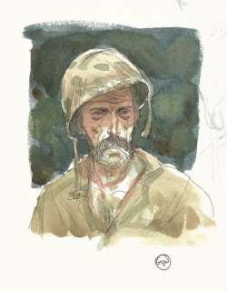 GiPi - illustrazione originale "Il Sergente" - Page volante - (2014) | Catawiki