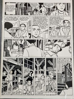 Violeff - planche originale "à suivre , Casterman" | Galerie des bulles