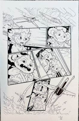 Andy Duggan | Published piece of original art from Star Wars: Young Jedi Adventures Free Comic Book Day 2024 from artist Andy Duggan | Raremarq (Buy It Now)