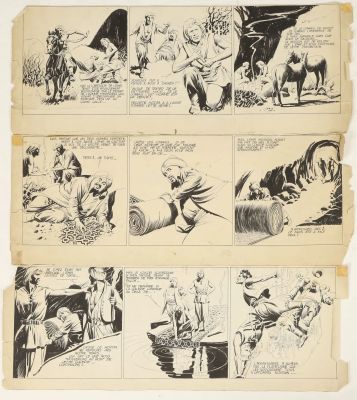 Pierre Le Guen (1929-2022) | Lot 152 : Nasdine Hodja circa 1950 Encre de Chine sur papier, portant au verso… | Fauve Paris