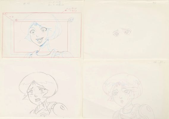 Totally Spies ! Le Film | Lot 189 : Ensemble d’environ 100 dessins originaux d’animations à la mine de… | Fauve Paris