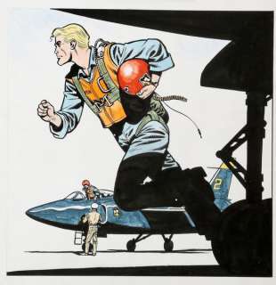 Hubinon | Buck Danny, illustration Ã  l’encre de Chine, Ã  l… | Banque Dessinée