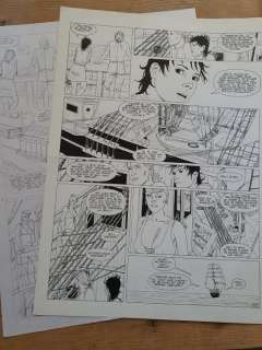 BD Boum Blois - Aldébaran T2 - Planche originale et crayonné (p29) - La blonde  - (1995) | Catawiki