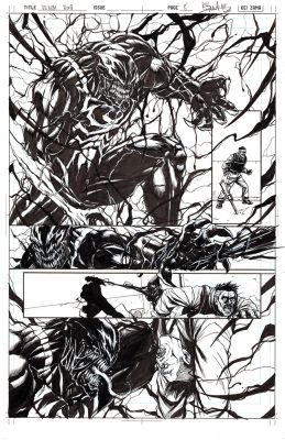 Kei Zama | Venom: Black, White & Blood (2025) #4 Page 8 | Kei Zama