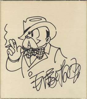 Osamu Tezuka Autograph shikishi "Higeoyaji" | Mandarake (Big Web)