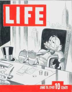 Uncle $crooge - LIFE Magazine - Original Painting - Tony Fernandez - Art acrylique | Catawiki