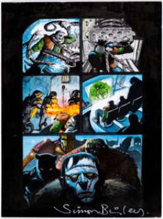 Simon Bisley | Fear Itself : The Fearsome Four #2 Story Page 12 Original Art (Marvel, 2011). | Heritage