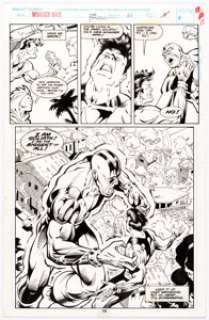 Jeff Johnson - Wonder Man #25 Story Page 13 Original Art (Marvel, 1993).