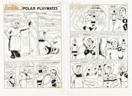 Bob Bolling And Mario Acquaviva | Pep #179 Complete 6 Page Story Original Art (Archie, 1965). | Heritage