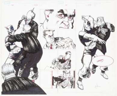 Howard Chaykin Captain America Theater of War: America First! #1 Double Page Spread 36-37 Original Art (Marvel, 20... | Heritage