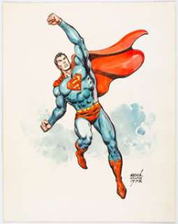 Ernie Chan - Superman Specialty Illustration Original Art (1978).... | Heritage