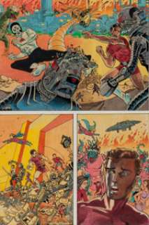 Howard Simpson and Ernie Colon Magnus Robot Fighter #16 "Unity Chapter 12" Story Page 9 Orig... | Heritage