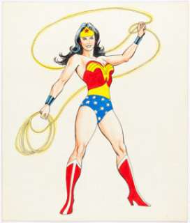 Alfredo Acosta - Wonder Woman Sketch Original Art (c. 1970-80s).... | Heritage