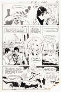 Frank Langford - Secret Hearts #150 Story Page 9 Original Art (DC, 1971). ...