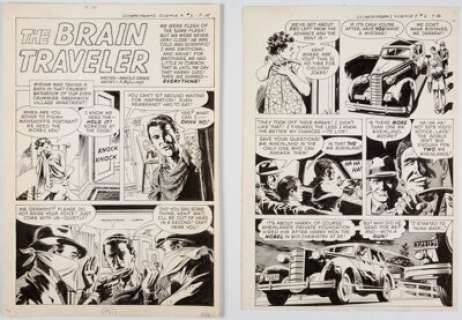 Al McWilliams | Starstream #2 Complete 10-Page Story "The Brain Traveler," 9 Pages Original Art/1 Page Photostat (We... (Total: 10 Original Art) | Heritage