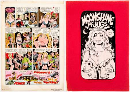 Frank Thorne | Playboy Magazine Complete 1-Page Story "Moonshine McJugs" Art (HMH Publ., 1980s). ... | Heritage