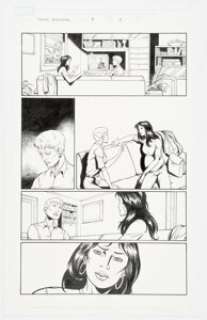 Andrea Di Vito and Drew Hennessy - Young Avengers #8 Story Page 8 Jessica Jones Original Art (Marvel, 2005)....