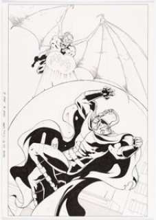 Andrea Di Vito - Civil War: House of M #4 Splash Page 1 Original Art (Marvel, 2009)....