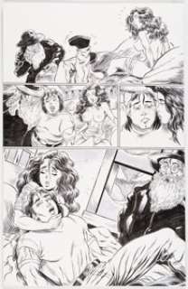 Durham, Robert - Rob Durham Cavewoman: Snow #4 Story Page Original Art Group of 2 (Amryl Entertainment, 2011).... (Total: 2 Original Art)