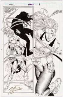Miller, Mike - Mike Miller, Kevin Conrad, and others Cable #12 Story Page 4 Original Art (Marvel, 1994)....