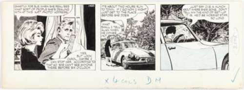 Wright, David (American) | David Wright Carol Day #1483 Comic Strip Original Art (London Daily Mail, c. 1960s). ... | Heritage