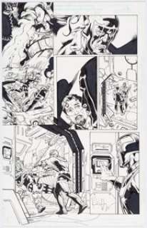 Dwyer, Kieron - Kieron Dwyer and Rick Remender Avengers #53 (468) Story Page 22 Original Art (Marvel, 2002)....