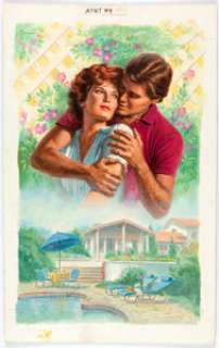 Pollen, Samson | Samson Pollen As The World Turns #9 In The Name of Love Paperback Cover Painting Original Art (Pioneer... | Heritage