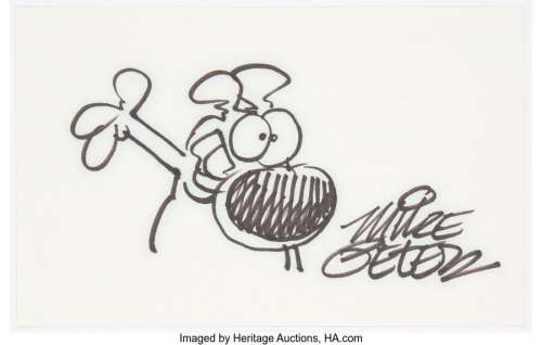 Martin, Don - Don Martin and Mike Peters Character Sketches Original Art Group of 2 (c. 1990s).... (Total: 2 Original Art)