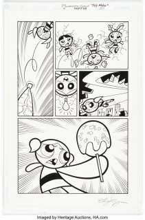 Moy, Phil - Phil Moy The Powerpuff Girls #5 Story Page 20 Original Art (DC, 2000)....