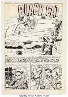 Elias, Lee | Lee Elias Black Cat #24 Story Page 1 Original Art (Harvey, 1950).... | Heritage