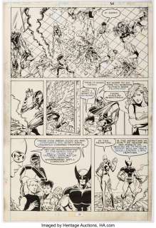 Lee, Jim - Jim Lee and Whilce Portacio Alpha Flight #53 Story Page 22 Original Art (Marvel, 1987)....