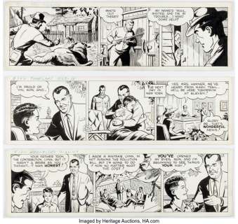Dodd, Ed - Ed Dodd Mark Trail Daily Comic Strip Original Art Group of 6 (The Hall Syndicate, 1964). ... (Total: 6 Original Art)