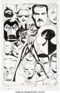 Olliffe, Pat - Pat Olliffe and Al Williamson Spider-Girl #31 Cover Original Art (Marvel, 2001)....