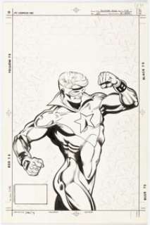 Jurgens, Dan | Dan Jurgens and Ty Templeton Booster Gold #25 Cover Original Art (DC, 1988).... | Heritage