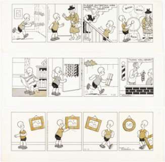 Liney, John - John Liney Henry Daily Comic Strip Original Art Group of 3 (King Features Syndicate, 1962). ... (Total: 3 Original Art)