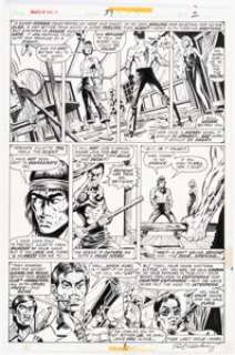 Gulacy, Paul - Paul Gulacy and Dan Adkins Master of Kung Fu #39 Story Page 2 Original Art (Marvel, 1976)....
