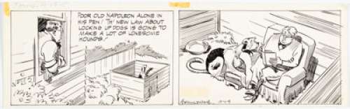 Armstrong, Roger - Roger Armstrong Napoleon and Uncle Elby Daily Comic Strip Original Art Group of 2 (Lafave Newspaper Features, 1959... (Total: 2 Original Art)