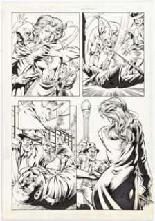 Benefiel, Scott - Scott Benefiel and Don Hillsman Pat Savage: The Woman of Bronze - Family Blood Special #1 Story Page 2 Original Ar...
