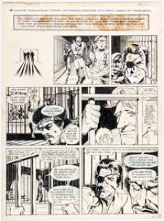 Graham, Billy - Billy Graham and George Freeman Sabre #3 Story Page 13 Original Art (Eclipse, 1982)....