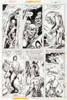 Buscema, John | John Buscema and Rudy Mesina Tarzan #13 Story Page 12 Original Art (Marvel, 1978).... | Heritage