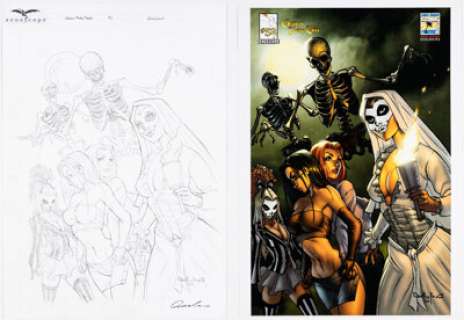 Unidentified Alternative Art Comic Artist - Pasquale Qualano Grimm Fairy Tales #52 Variant Cover Original Art (Zenescope Entertainment, 2010)....