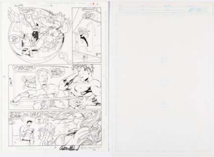 Egeland, Martin - Martin Egeland, Brad Vancata, and Howard Shum Aquaman #0 Story Page 8 Original Art (DC. 1994)....