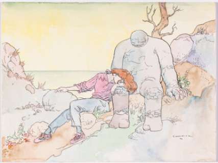 Chadwick, Paul - Paul Chadwick Concrete Illustration Original Art (1991)....