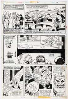 Pérez , George | George Pérez and Fred Kida The Inhumans #2 Story Page 4 Original Art (Marvel, 1975).... | Heritage