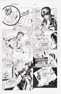 McLeod, Bob - Loston Wallace and Bob McLeod Elvira: Mistress of the Dark #138 Story Page 27 Original Art (Claypool, 2004)....