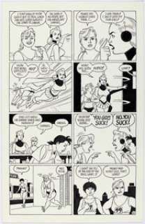 Hernandez, Jaime | Jaime Hernandez Penny Century #6 Story Page 21 Maggie and Hopey Original Art (Fantagraphics, 1999). ... | Heritage