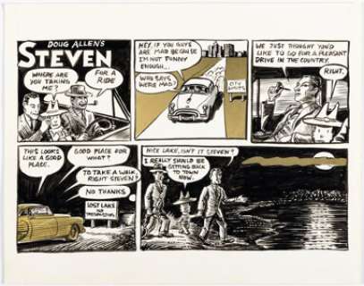 Allen, Doug (Cartoonist) | Doug Allen Steven Weekly Comic Strip Original Art (Krupp Syndicate, 1980s).... | Heritage
