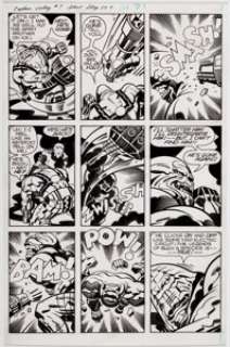 Jack Kirby And Mike Thibodeaux | Captain Victory and the Galactic Rangers #7 Story Page 4 Original Art (Pacific, 198... | Heritage